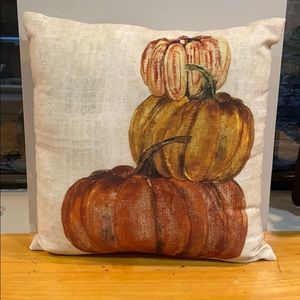Pottery Barn pumpkin pillow